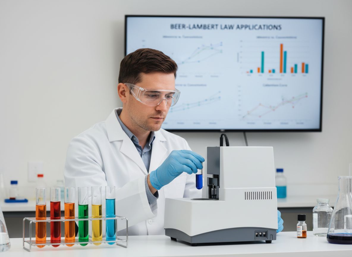 A Beer-Lambert-törvény alapvető a spektroszkópiás mérésekben.