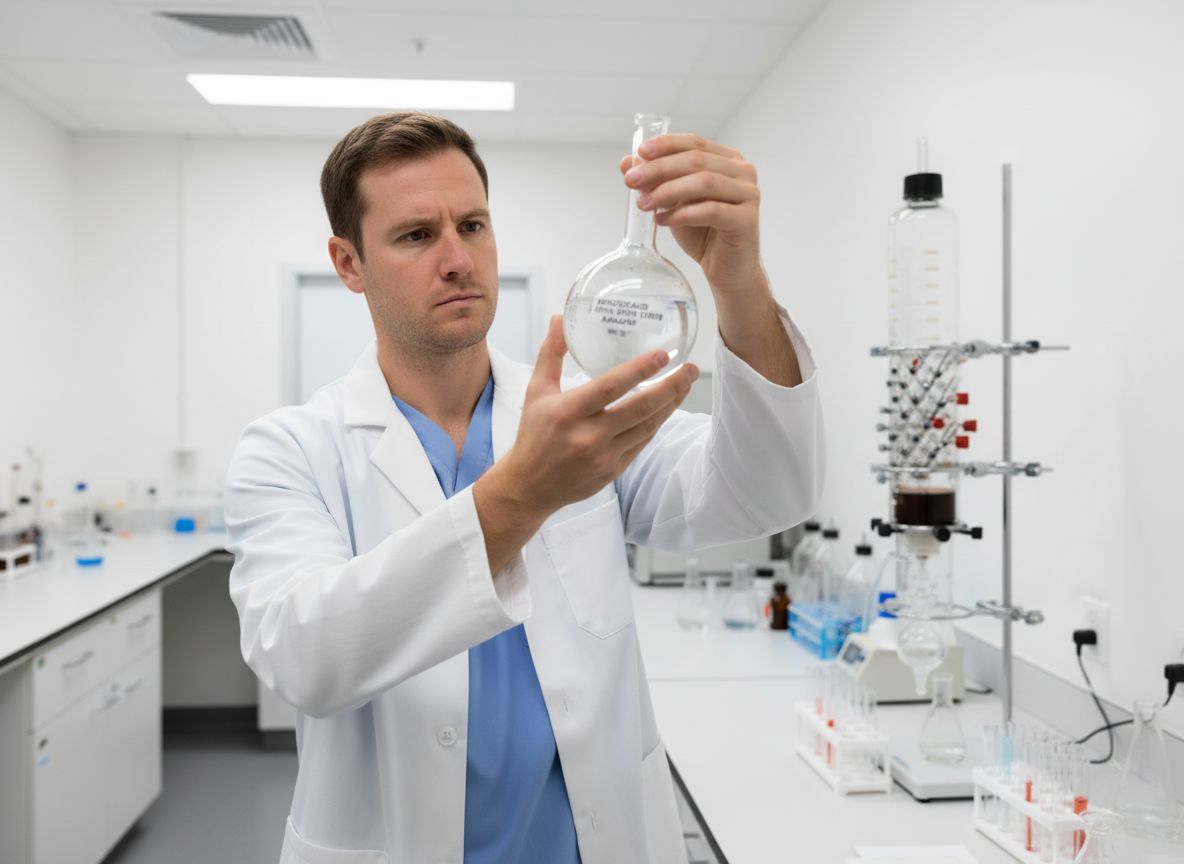 A benzoesav-etilészter jellemző analitikai módszerei közé tartozik a HPLC.