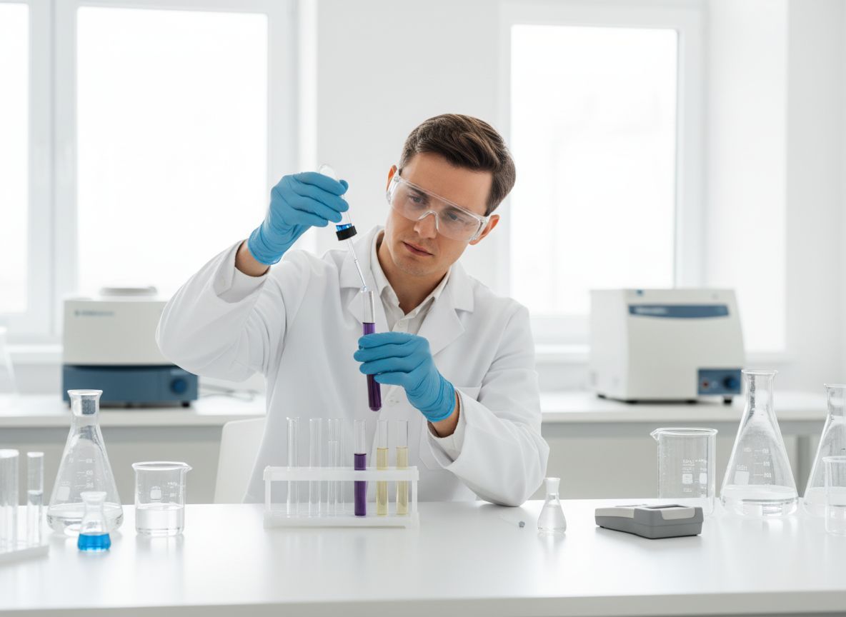 A biuret teszt fehérjék és peptidek kimutatására szolgál.
