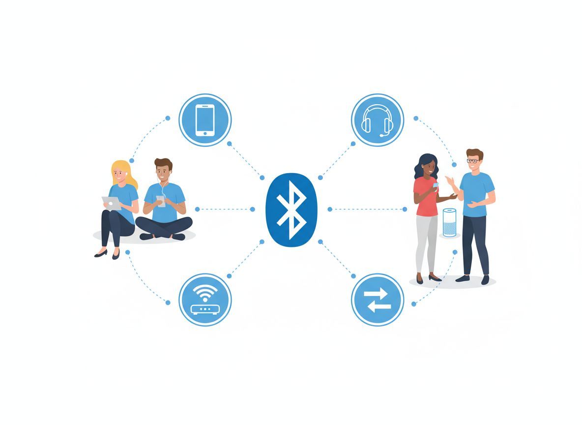 A Bluetooth architektúrája három fő részből áll: alapréteg, protokollok, alkalmazások.