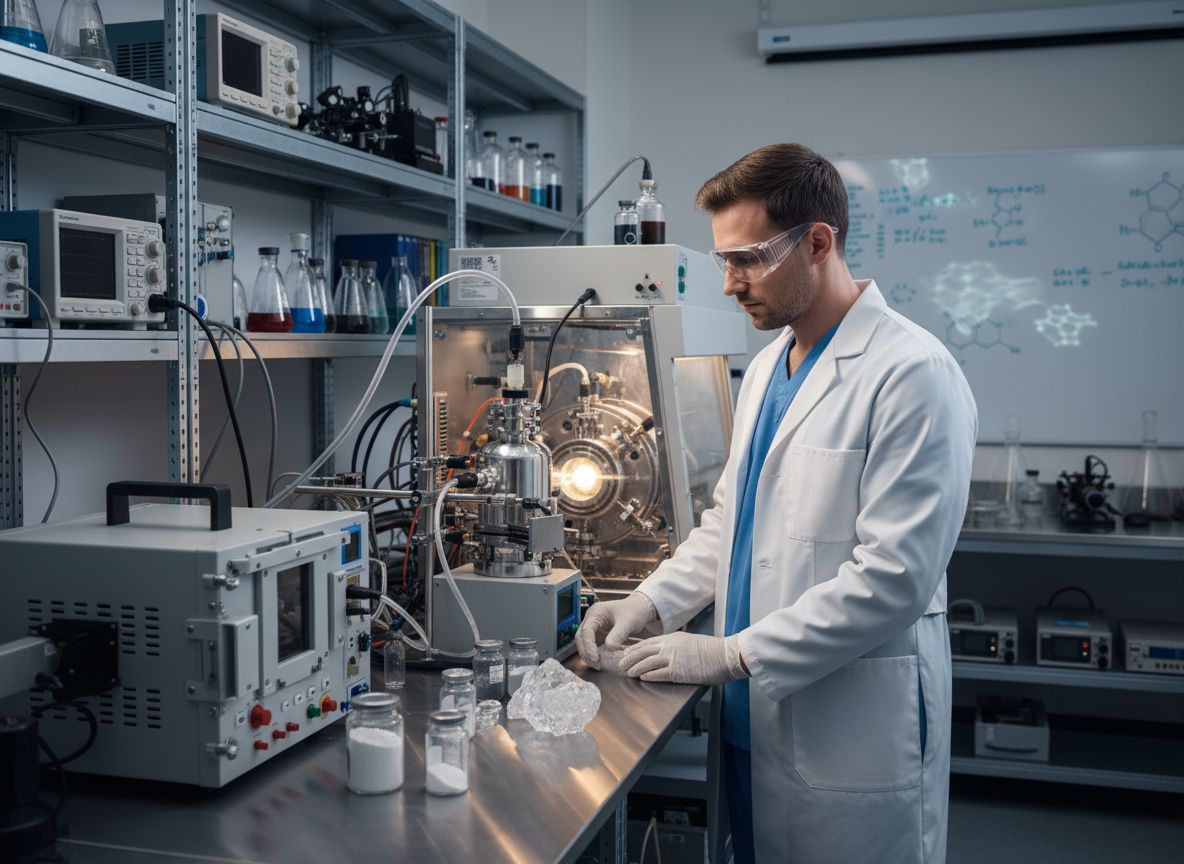 A bór-nitrid allotrópok előállítása precíz hőmérséklet-szabályozást igényel.