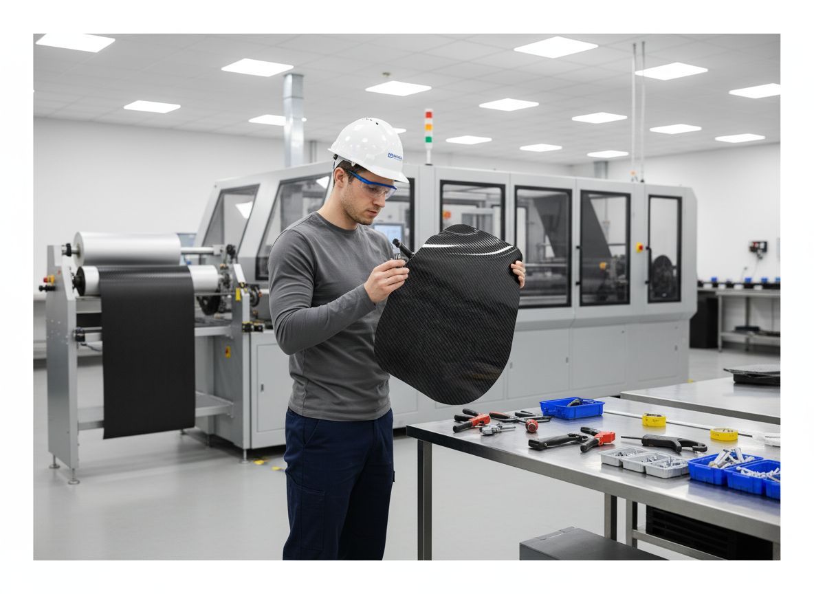 A CFRP gyártásában a kompozit anyagok precíziós technológiák szükségesek.