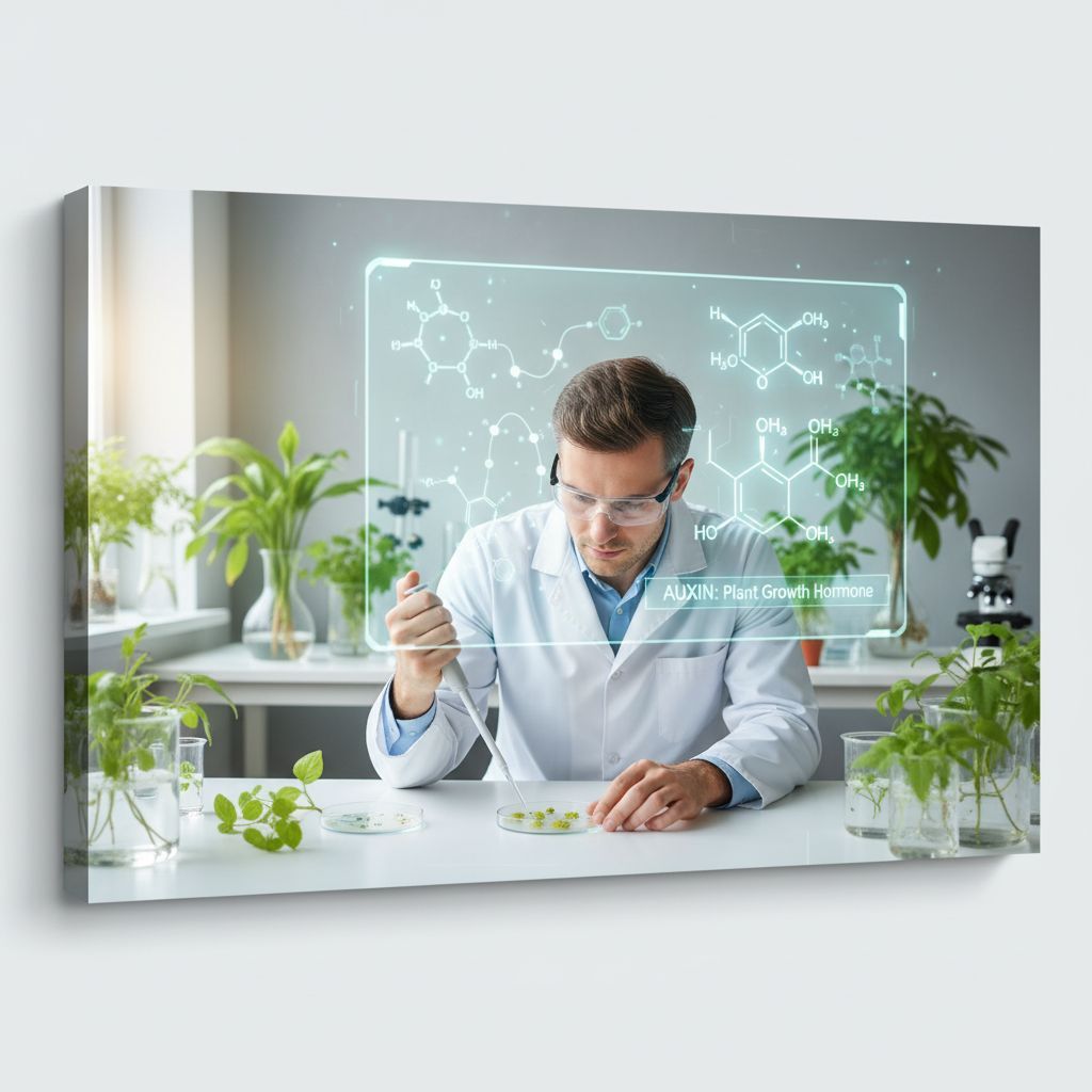 Az auxin alapvető a növények fejlődésének biotechnológiájában.
