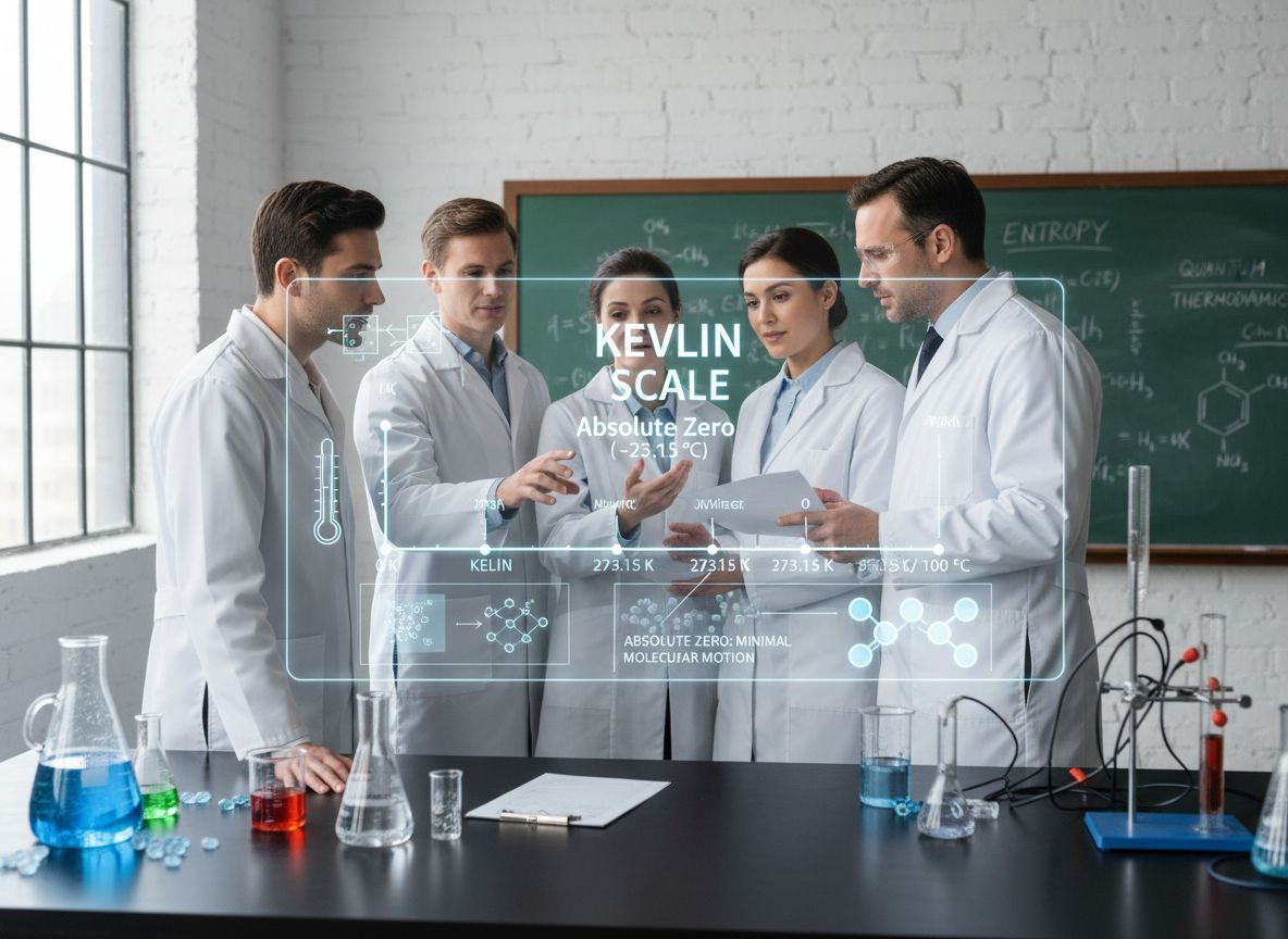 A Kelvin skála az abszolút hőmérséklet mérése.