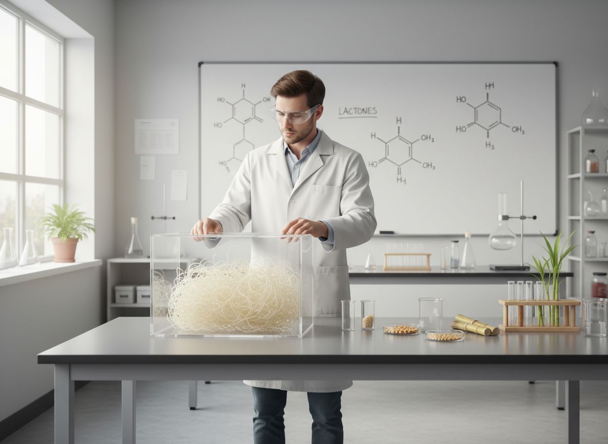 A laktonok biológiai lebomlása elősegíti a fenntarthatóságot.