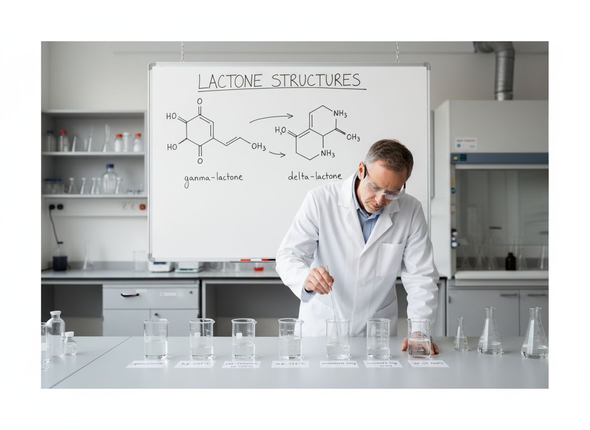 A laktonok stabilitása hőmérséklet- és pH-függő.