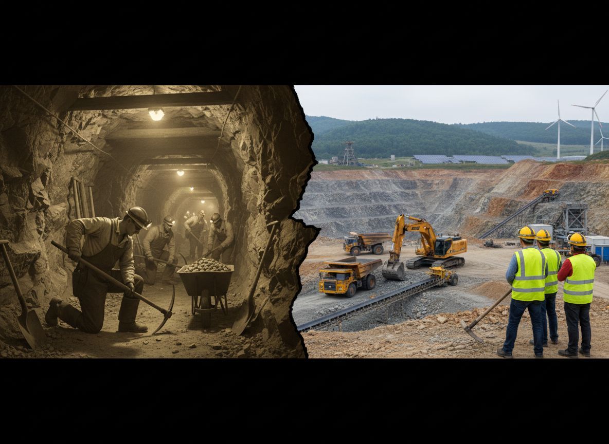 A bányászat kulcsszerepet játszott Magyarország gazdasági fejlődésében.