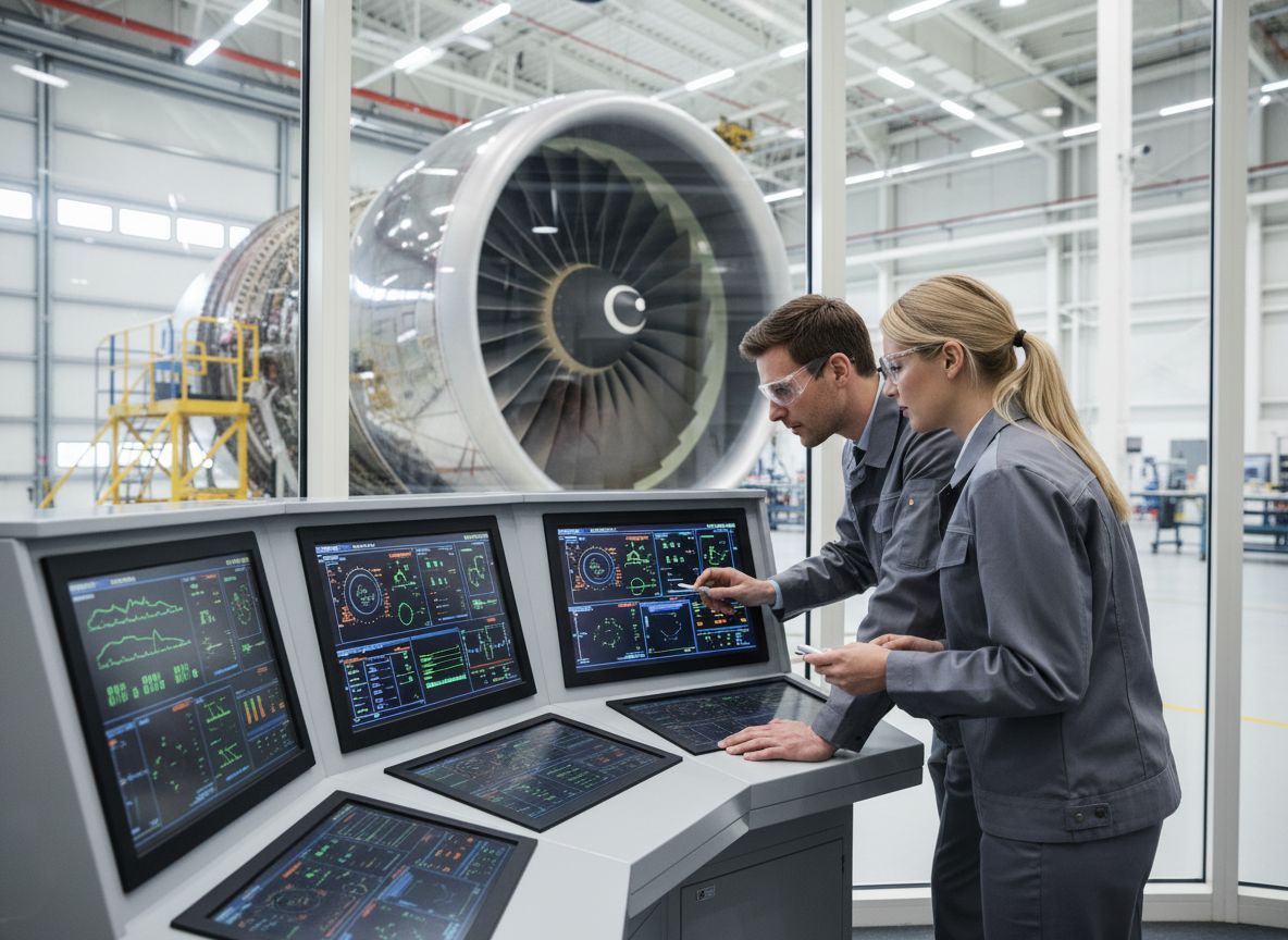 A FADEC és EEC optimalizálja a hajtómű teljesítményét.