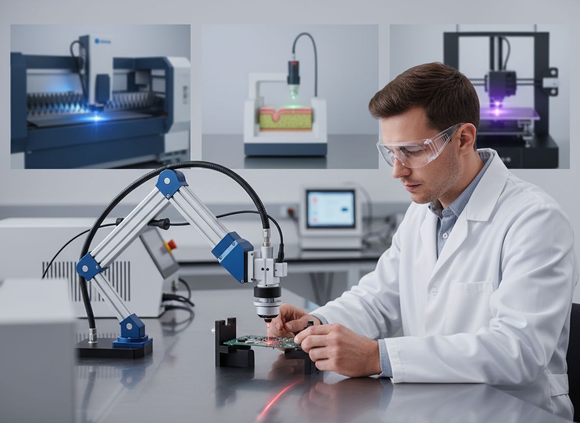 A beállítható lézer alkalmazható orvosi és ipari területeken.