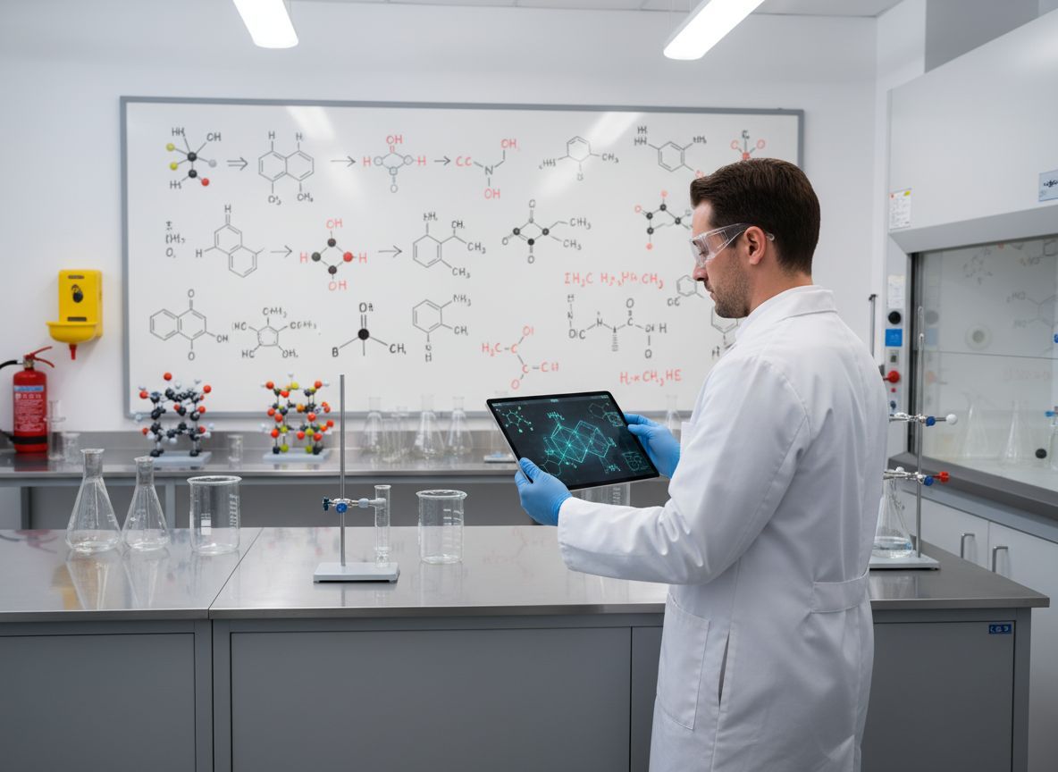 Az 1-azonaftalin erős savas és oxidáló anyag.