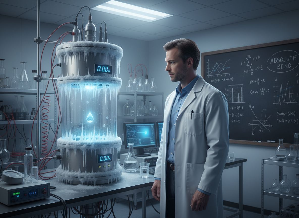 Az abszolút nulla fok alkalmazásai: kvantum számítógépek fejlesztése.