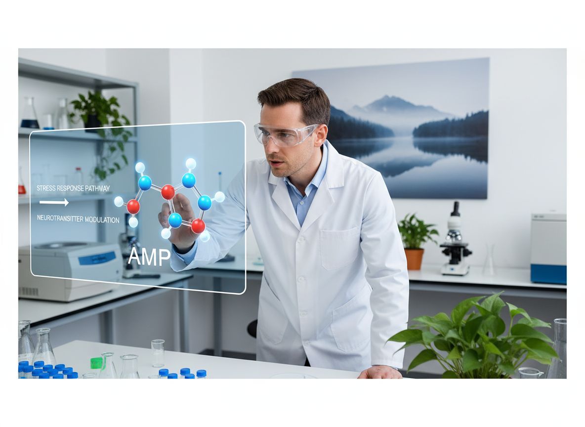 Az AMP fokozza a stresszválaszt, serkentve az energiatermelést.