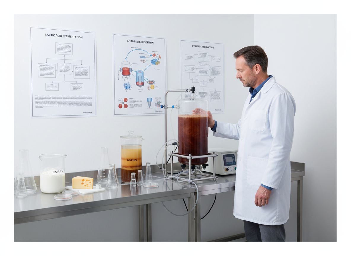 Az anaerob fermentáció során metán és szén-dioxid keletkezik.