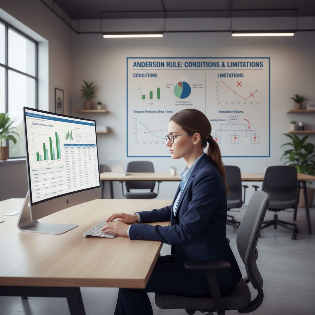 Az Anderson szabály érvényessége különböző anyagoknál változik.