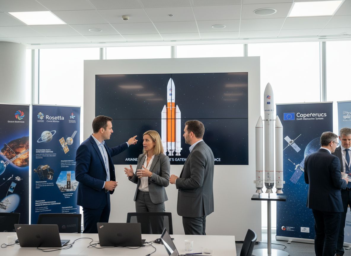 Az Ariane program elősegítette az európai űripar fejlődését.