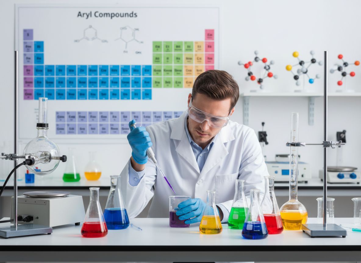 Az ariléncsoportok szelektív reakciói kulcsfontosságúak a szerves kémiában.