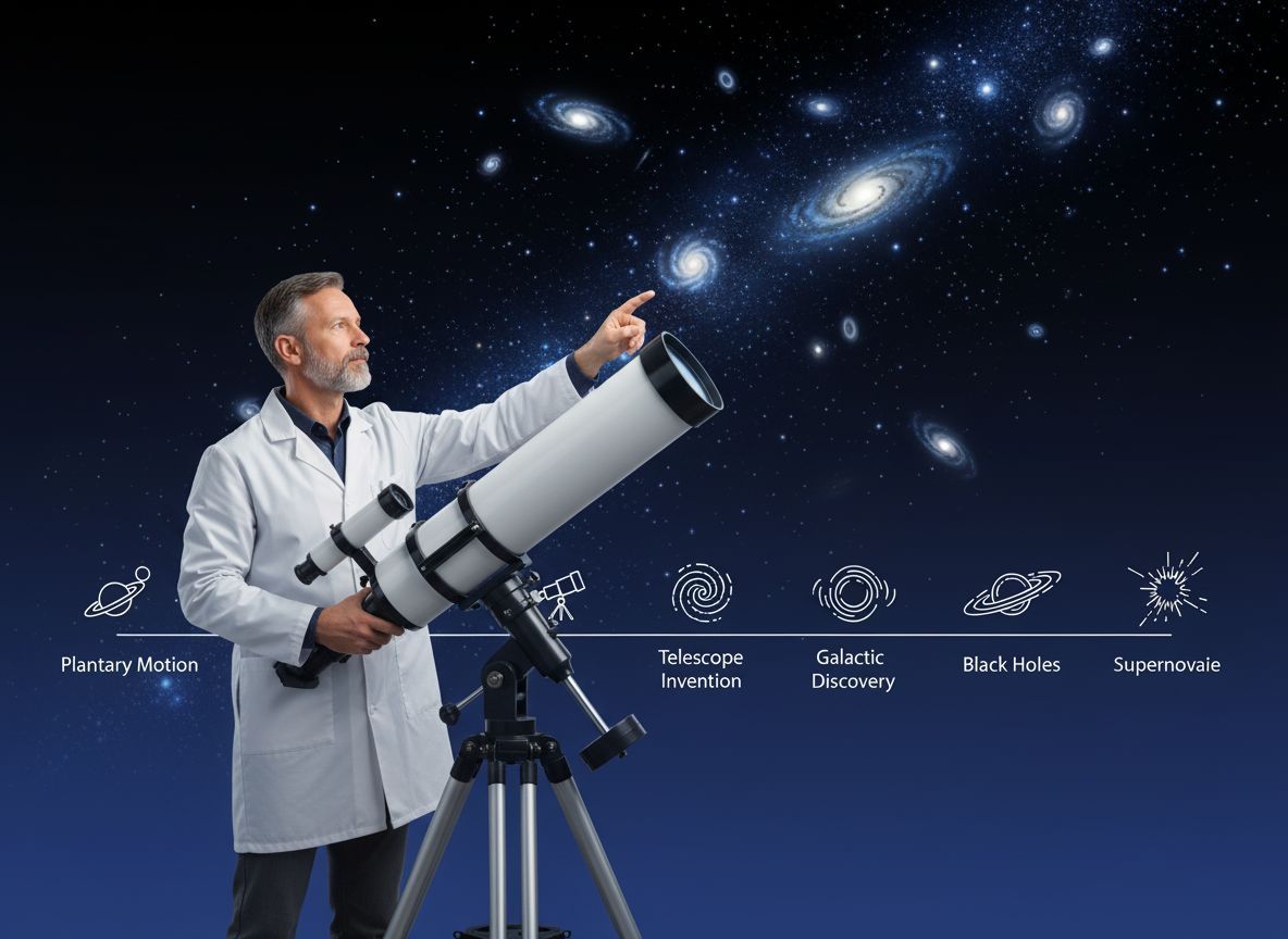Az első csillagászati távcsövet Galileo Galilei építette 1609-ben.