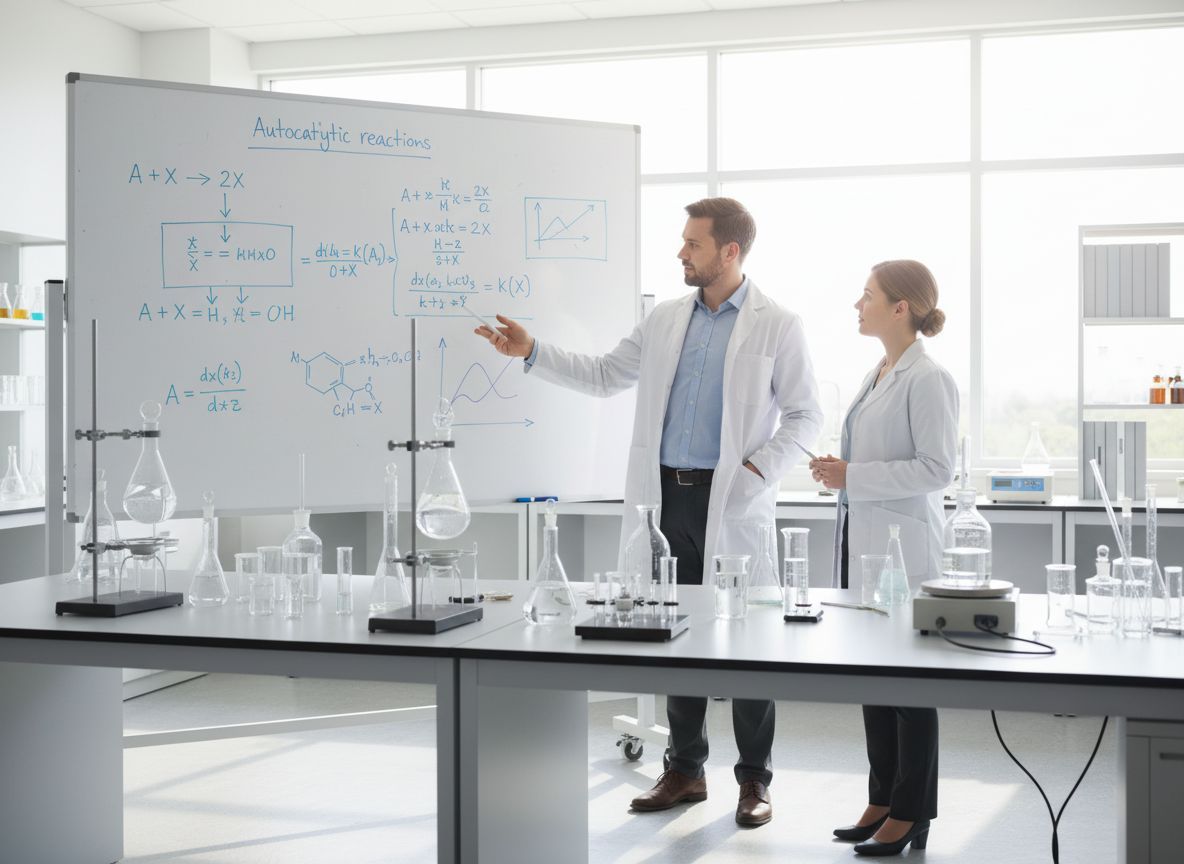 Az autokatalízis matematikai modellezése komplex reakciókat ír le.