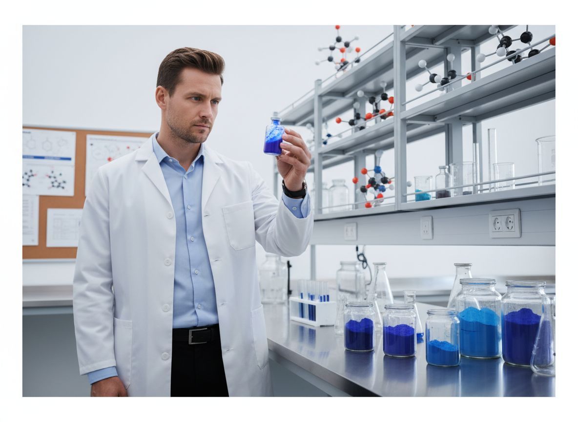 Az indol természetes pigmentek alapanyaga színes festékekhez.