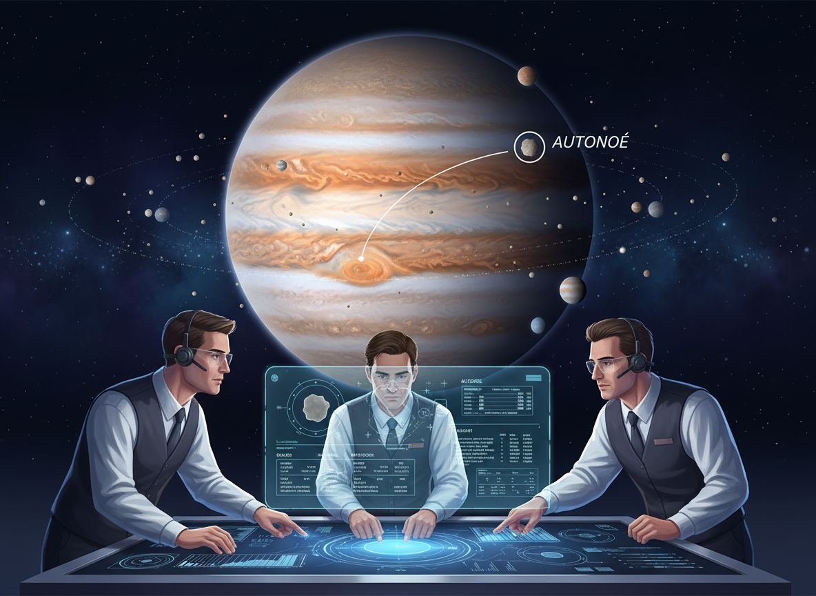 Az Autonoe az irreguláris Jupiter holdak között található.