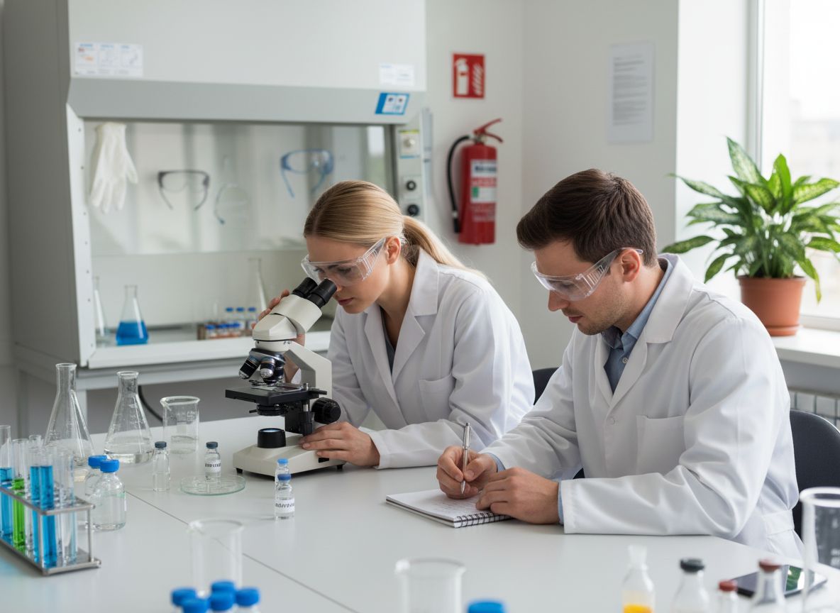 Az alfa-metakrilsav használata során fontos a megfelelő védőfelszerelés.