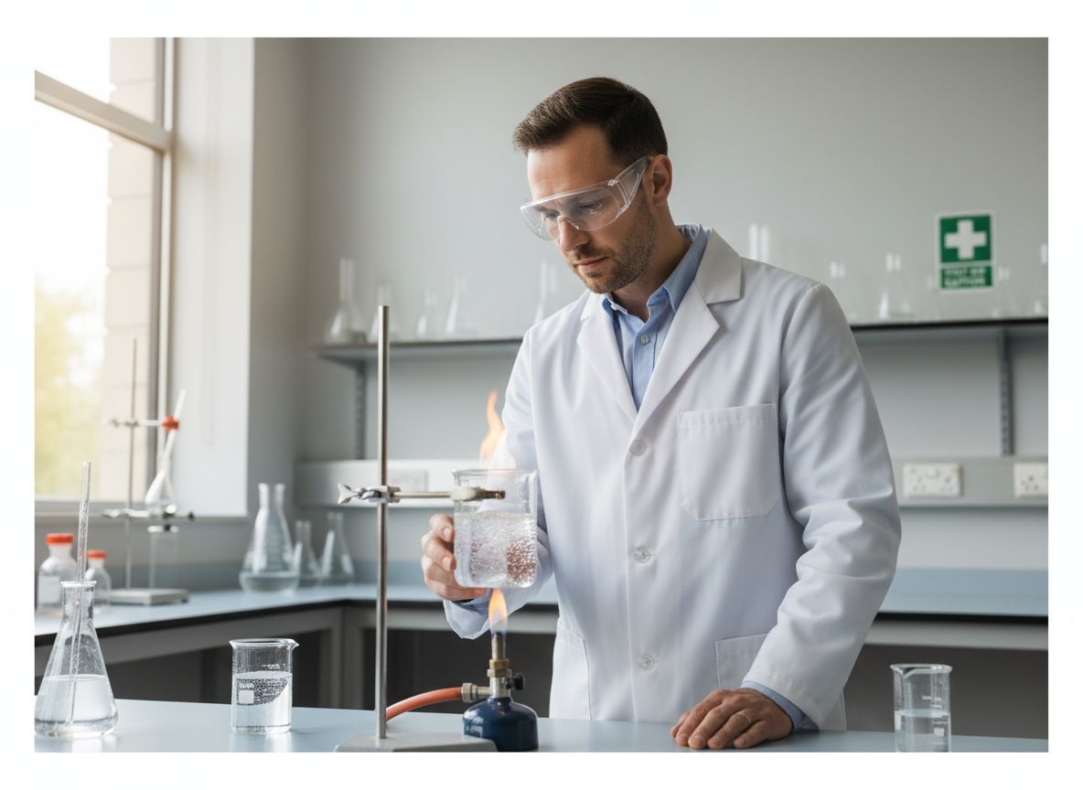 A Bunsen-égő nélkülözhetetlen laboratóriumi eszköz kísérletekhez.