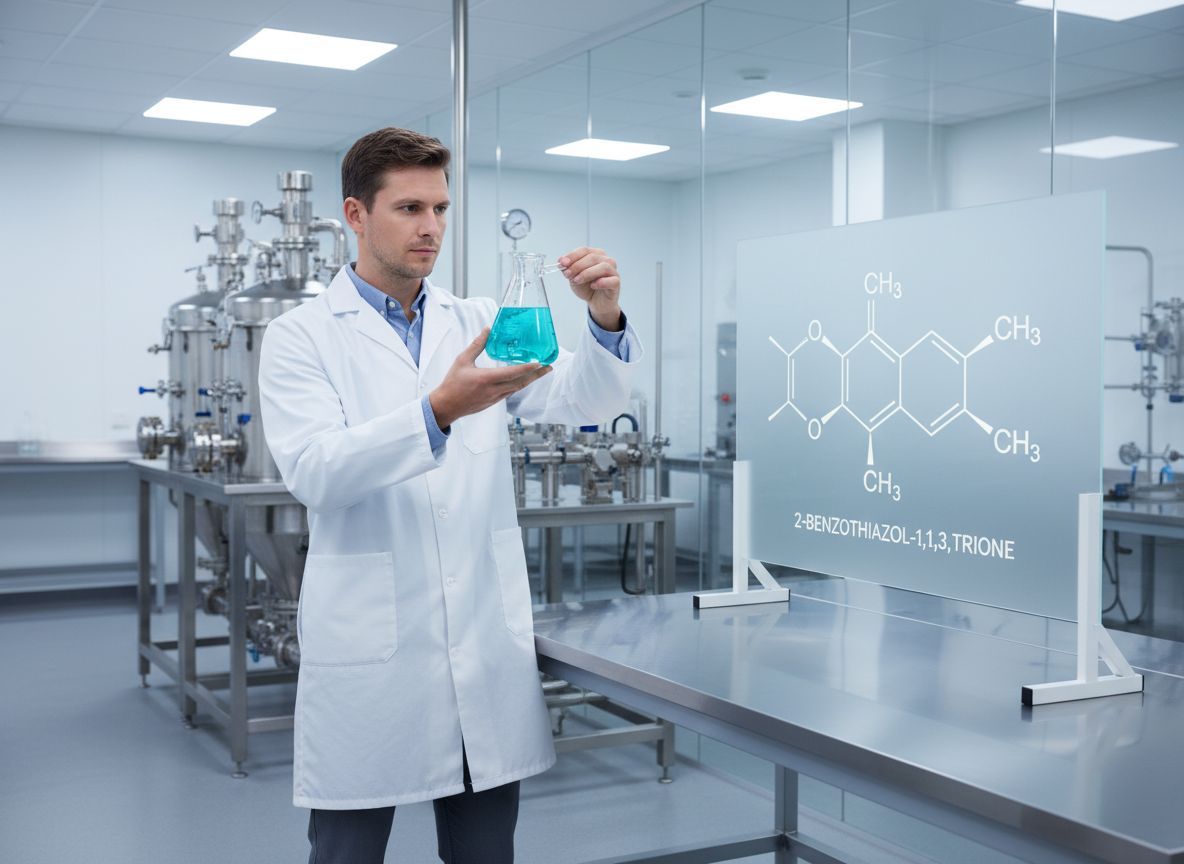 A 2-benzotiazol-1,1,3-trion alkalmazható antivirális és gombaölő szerekben.