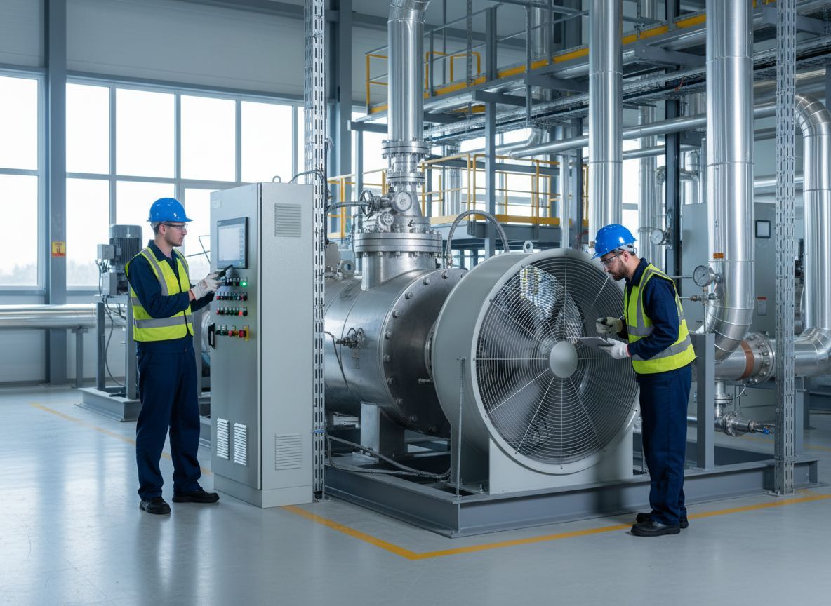 A kompresszorok és ventilátorok elengedhetetlenek a gázszállításban.