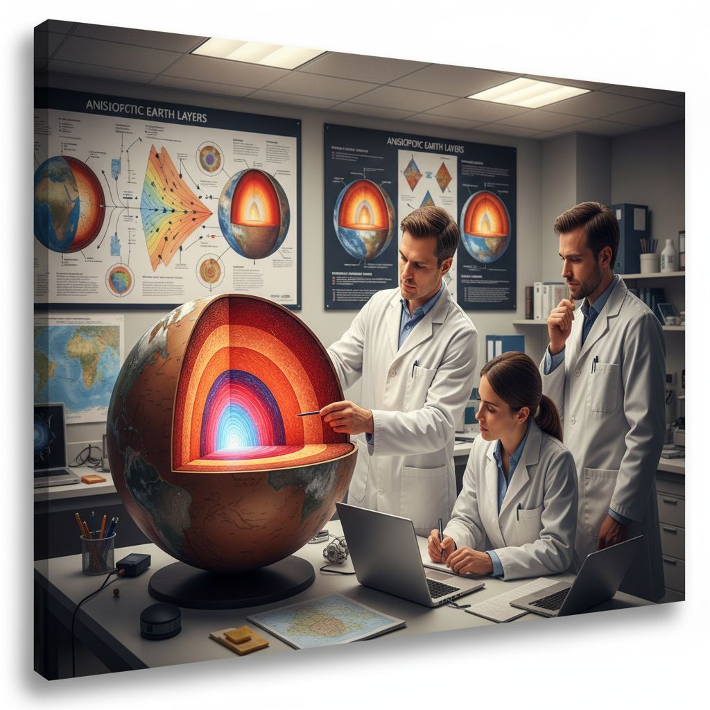 A geológiai anizotrópia befolyásolja a Föld szerkezetét és dinamikáját.