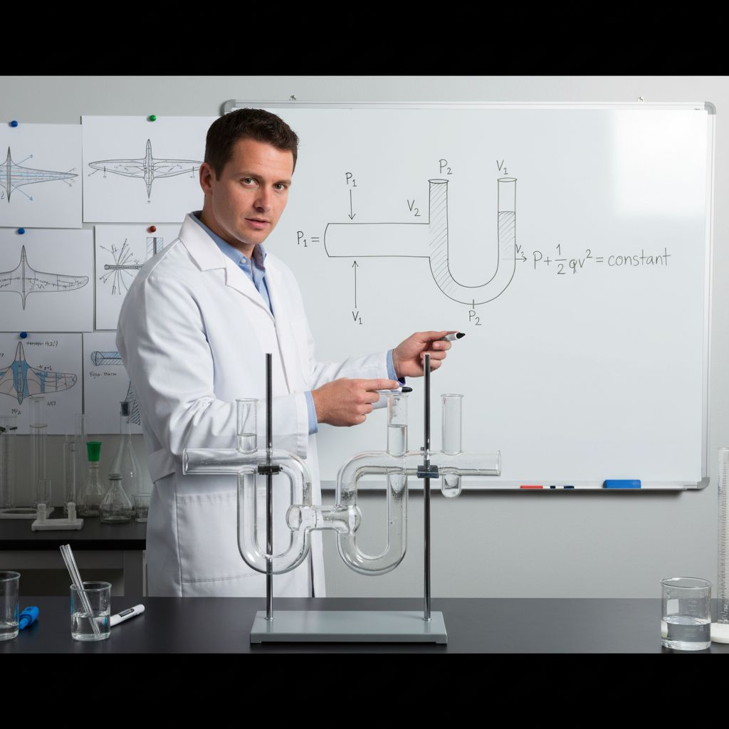 A Bernoulli-törvény alkalmazása a repülőgépek szárnyainál található.