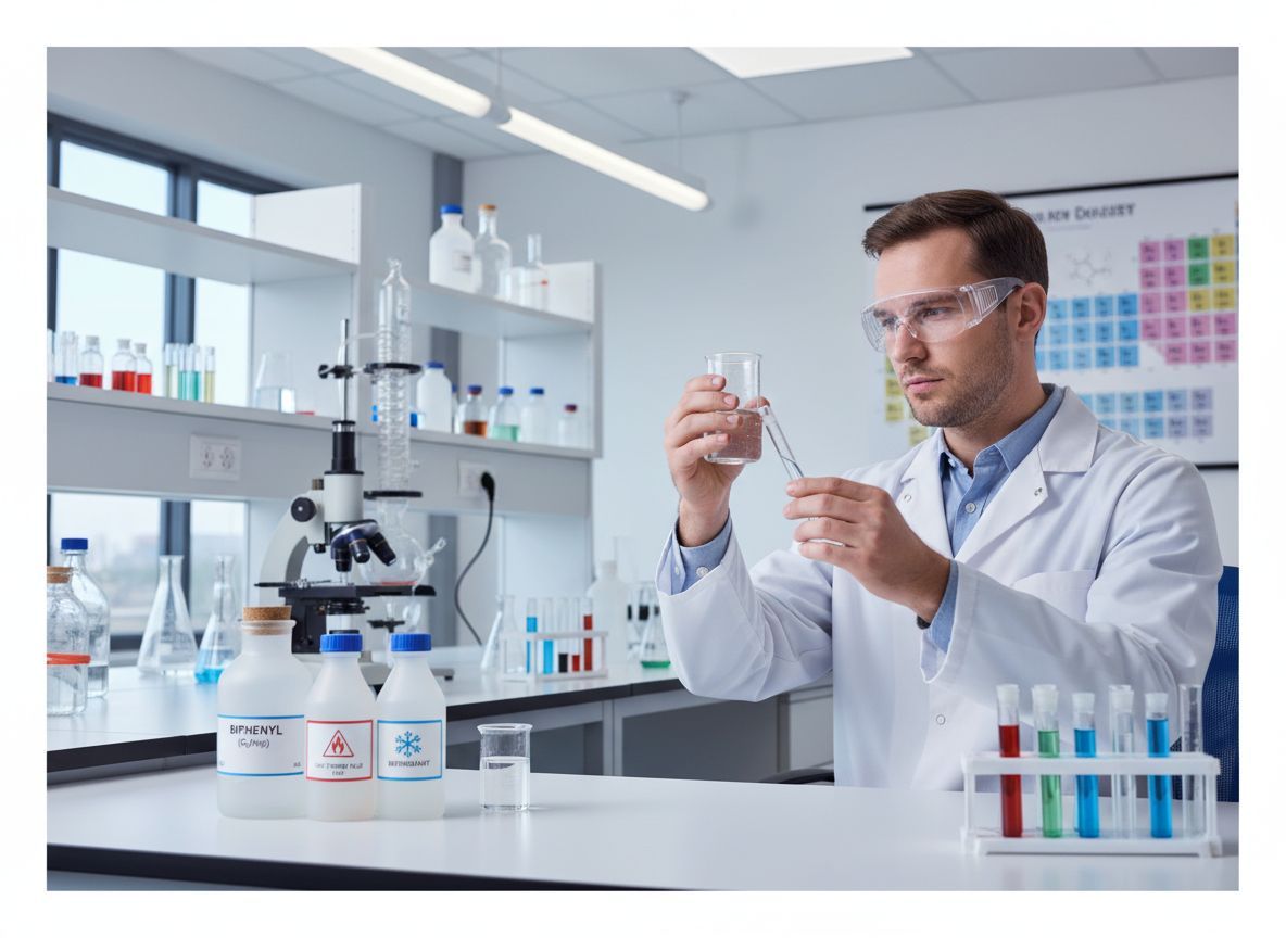 A bifenol kulcsszerepet játszik hőátadó folyadékokban.