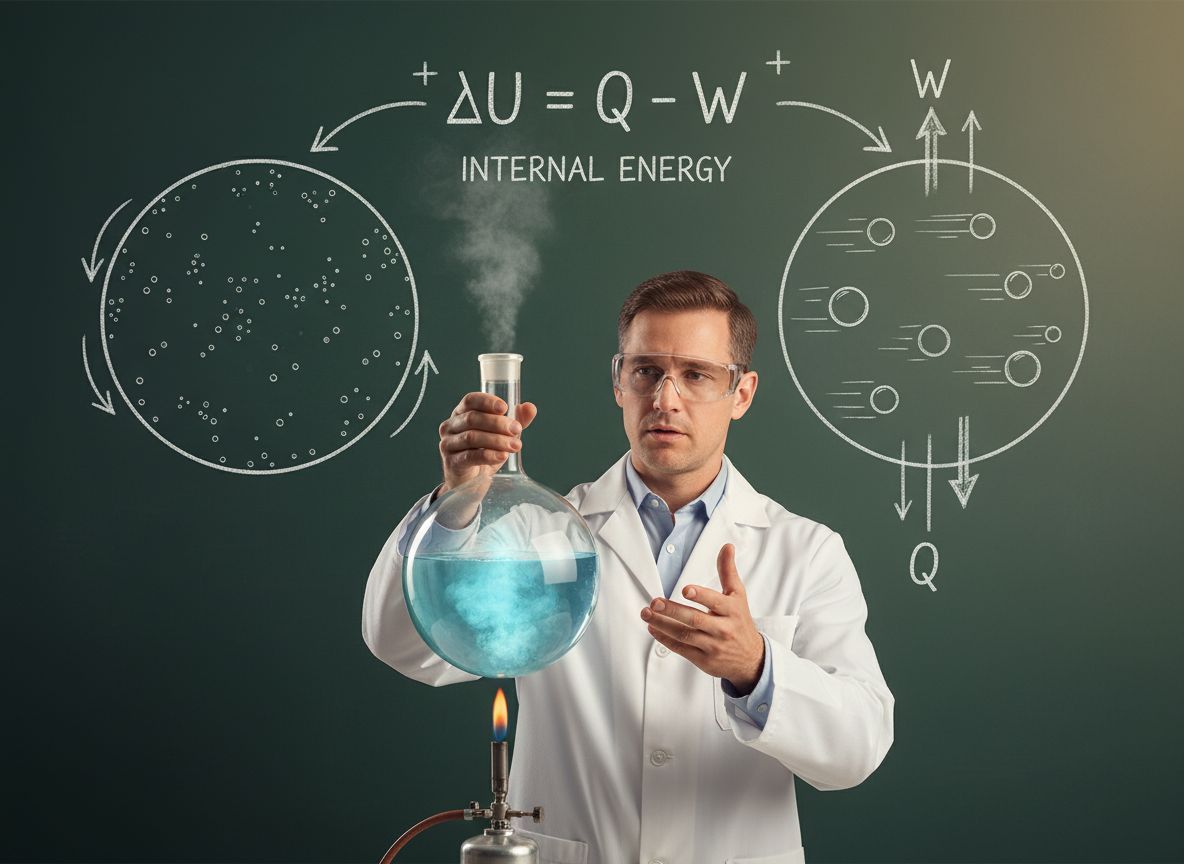 Ideális gázok belső energiája hőmérséklettel arányos.