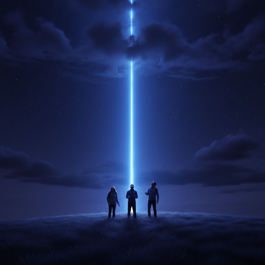 A kék záporok gyakran társulnak vörös záporokkal.