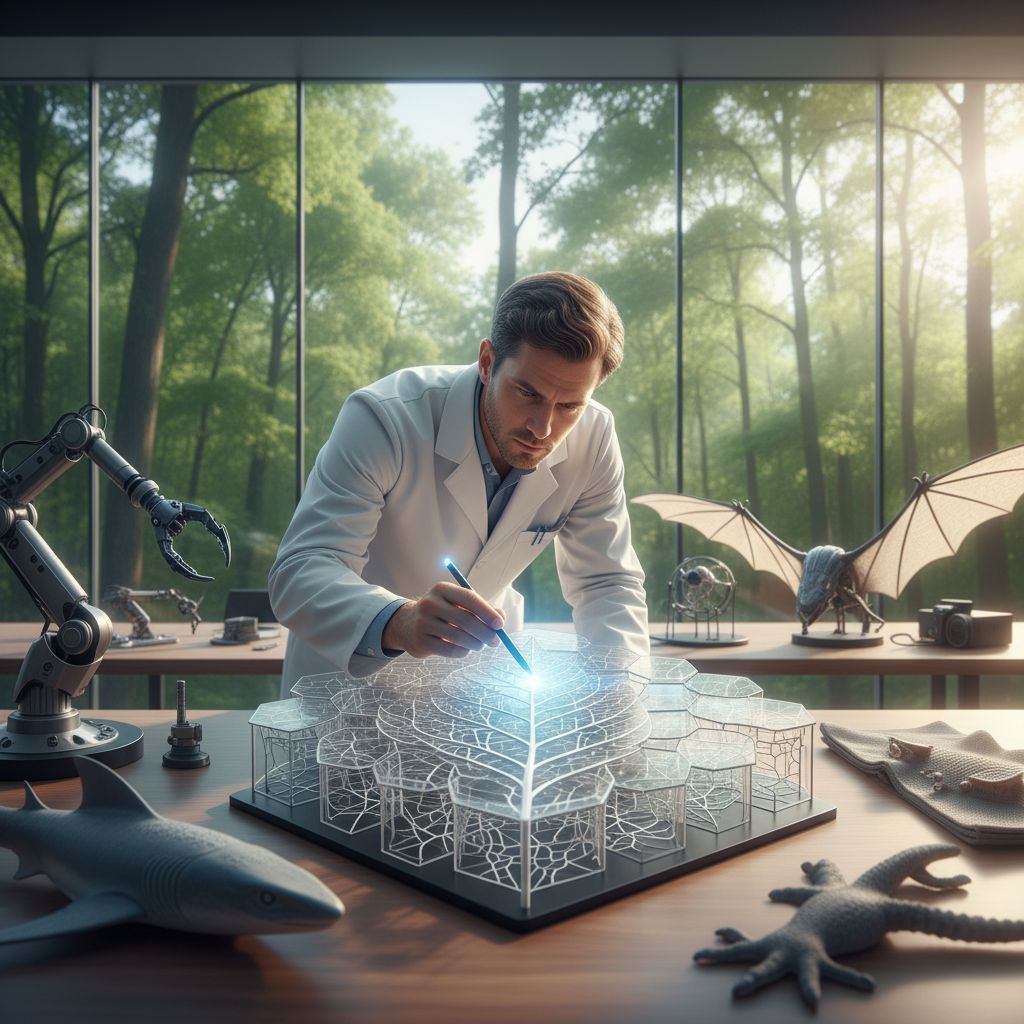 A biomimézis során technológiai és etikai kihívások merülnek fel.