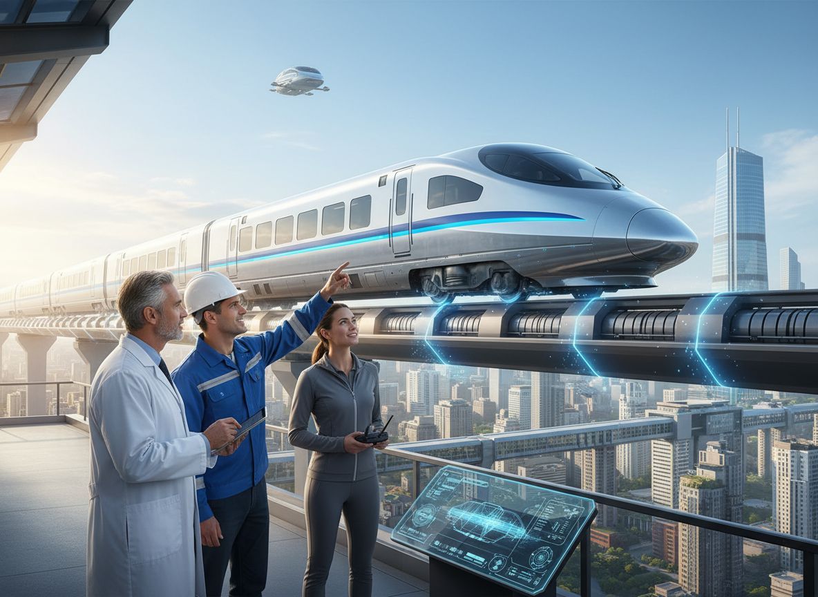 Bednorz munkássága hozzájárult a szupravezető vonatok fejlődéséhez.