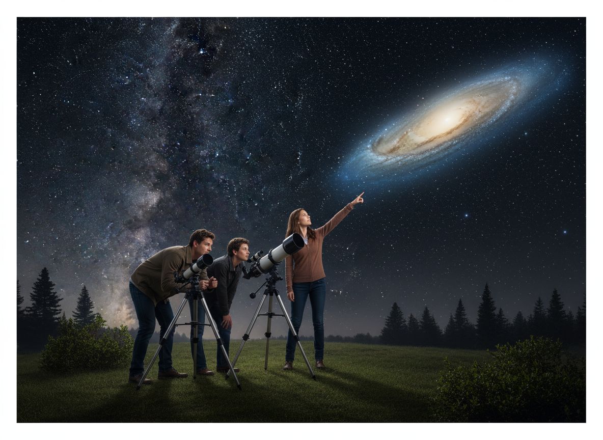 Az Andromeda-galaxis a legközelebbi spirális galaxisunk.