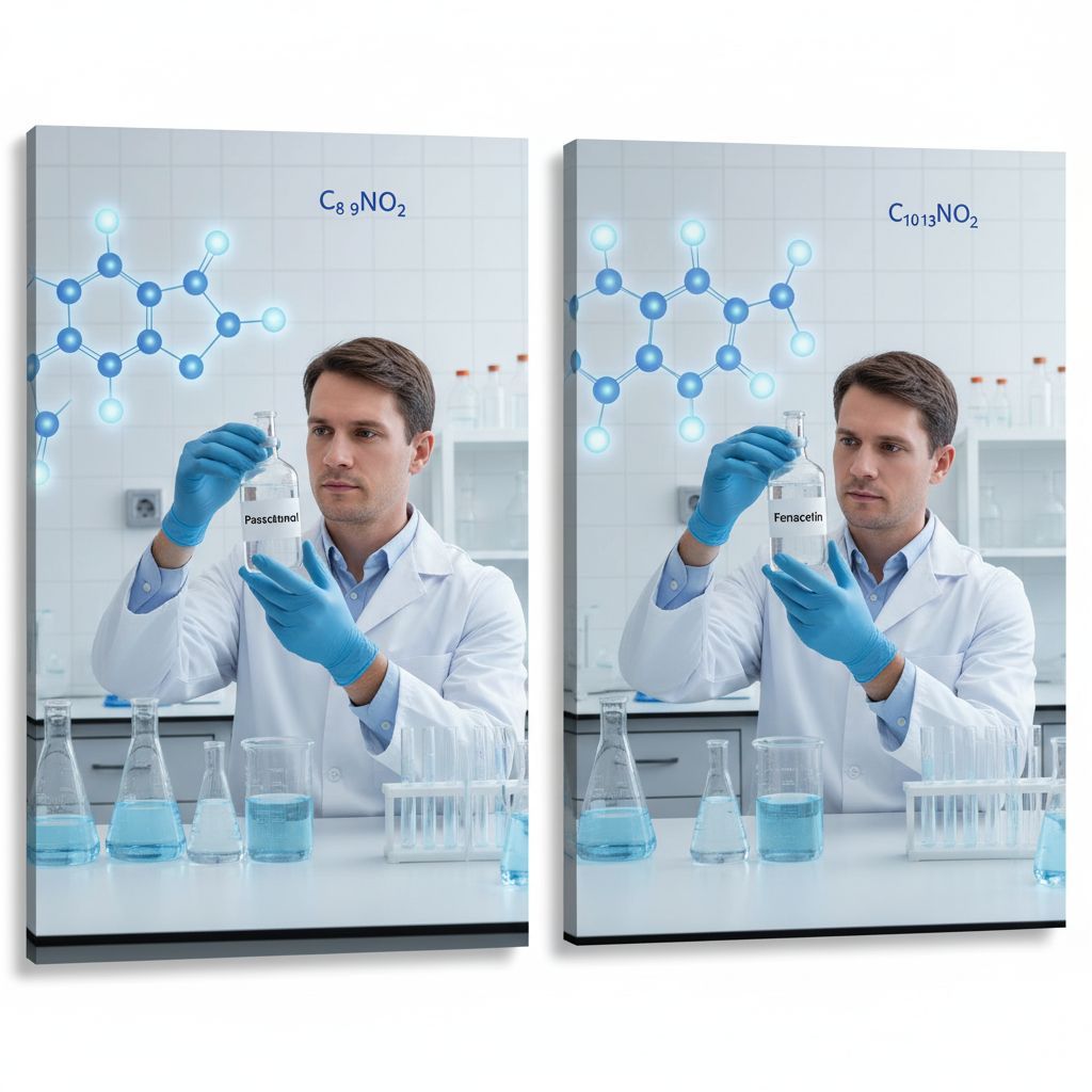 A paracetamol és fenacetin fájdalomcsillapító hatása eltérő.