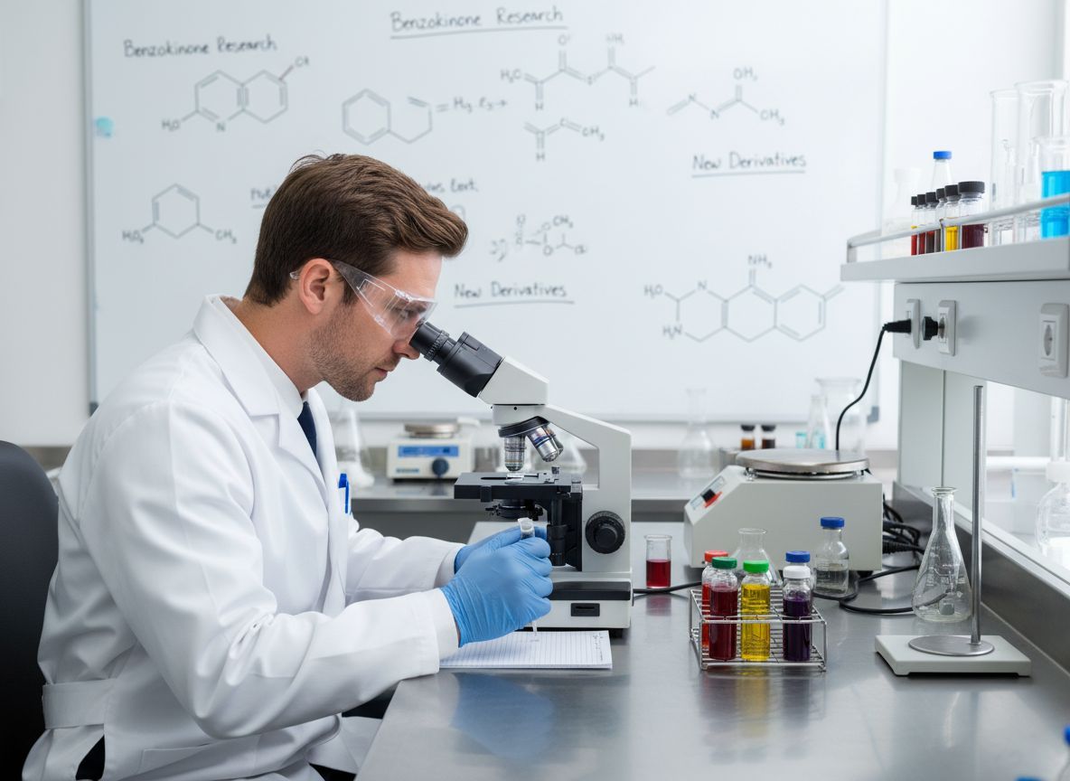 A benzokinonok származékai fontos biológiai aktivitással rendelkeznek.