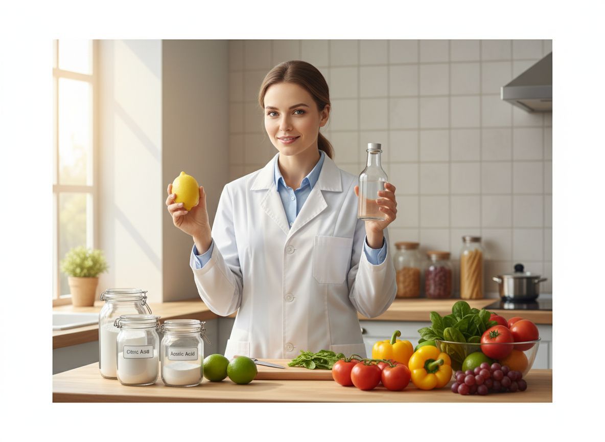 A szerves savak fontos szerepet játszanak az élelmiszeriparban.