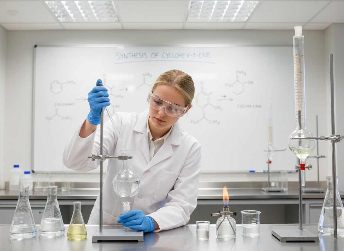 A ciklohex-1-én fontos alapanyag a szerves szintézisben.