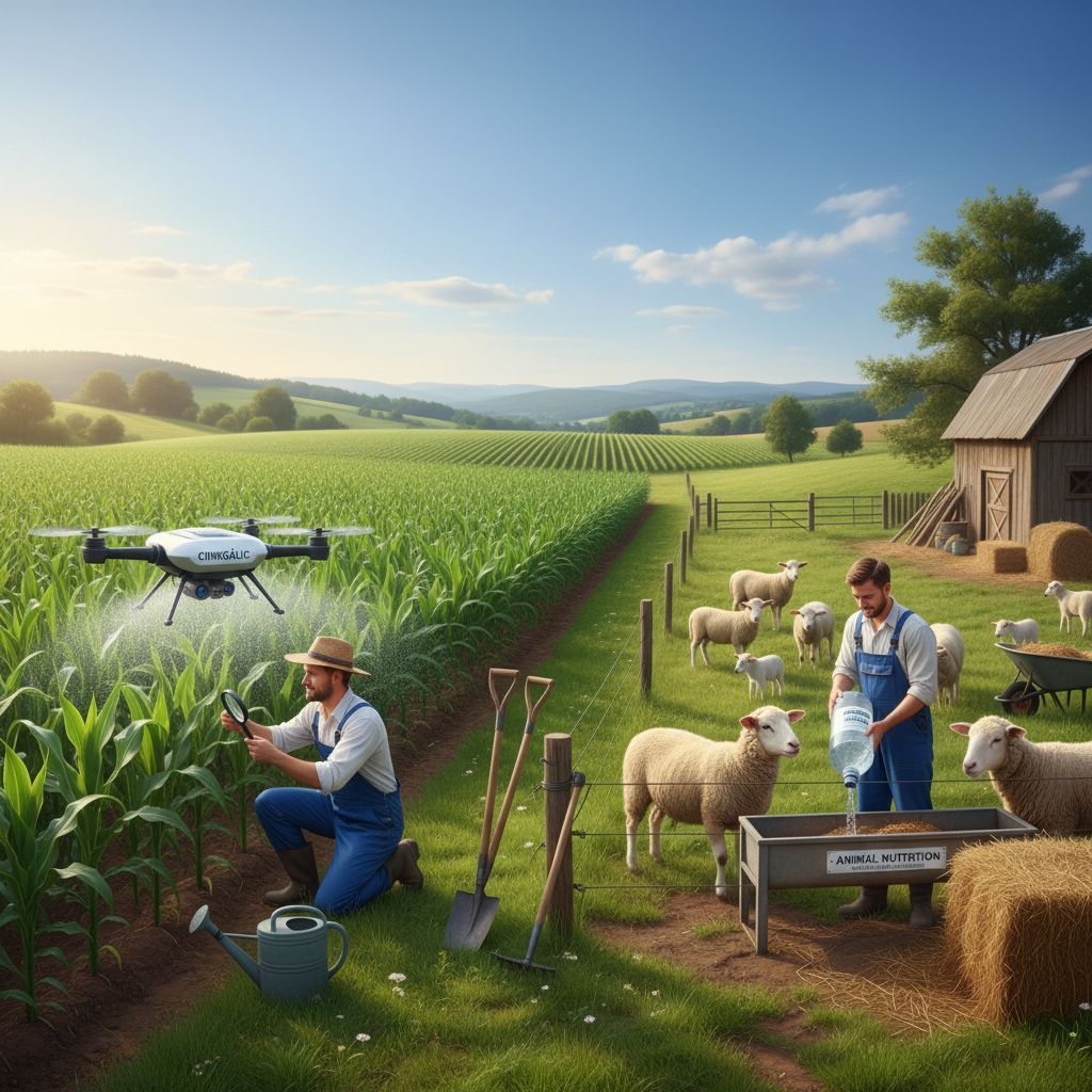 A cinkgálic fontos tápanyagforrás növények és állatok számára.