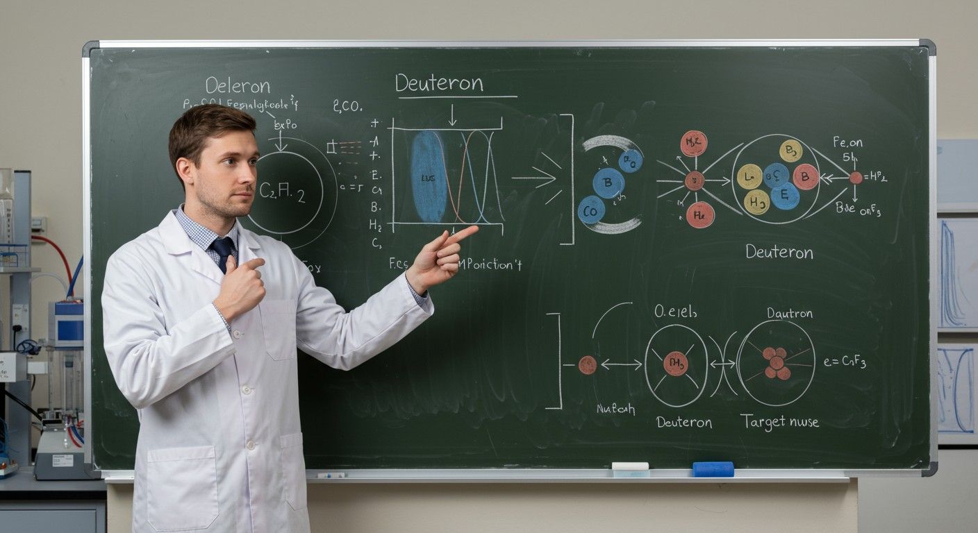 A deuteron alapvető szerepet játszik a fúziós reakciókban.