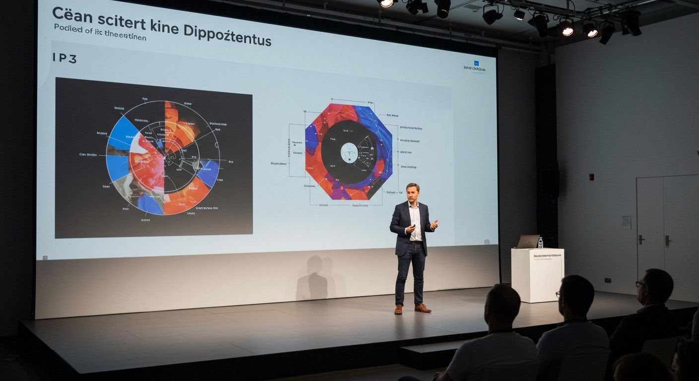 A diapozitív egyedi esztétikája erősíti a vizuális üzenetet.