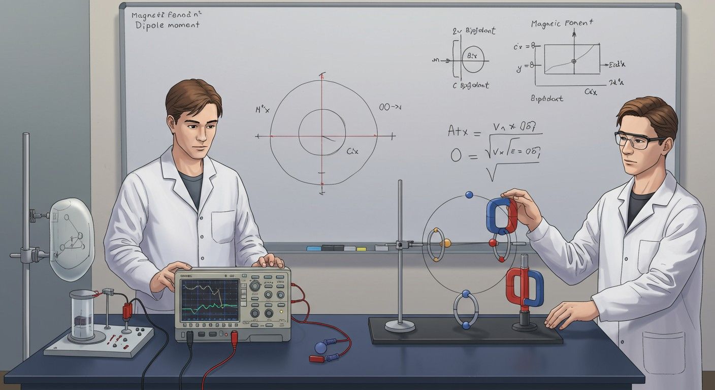 A dipólusnyomaték mérése aktuális elektromágneses folyamatokat tükröz.