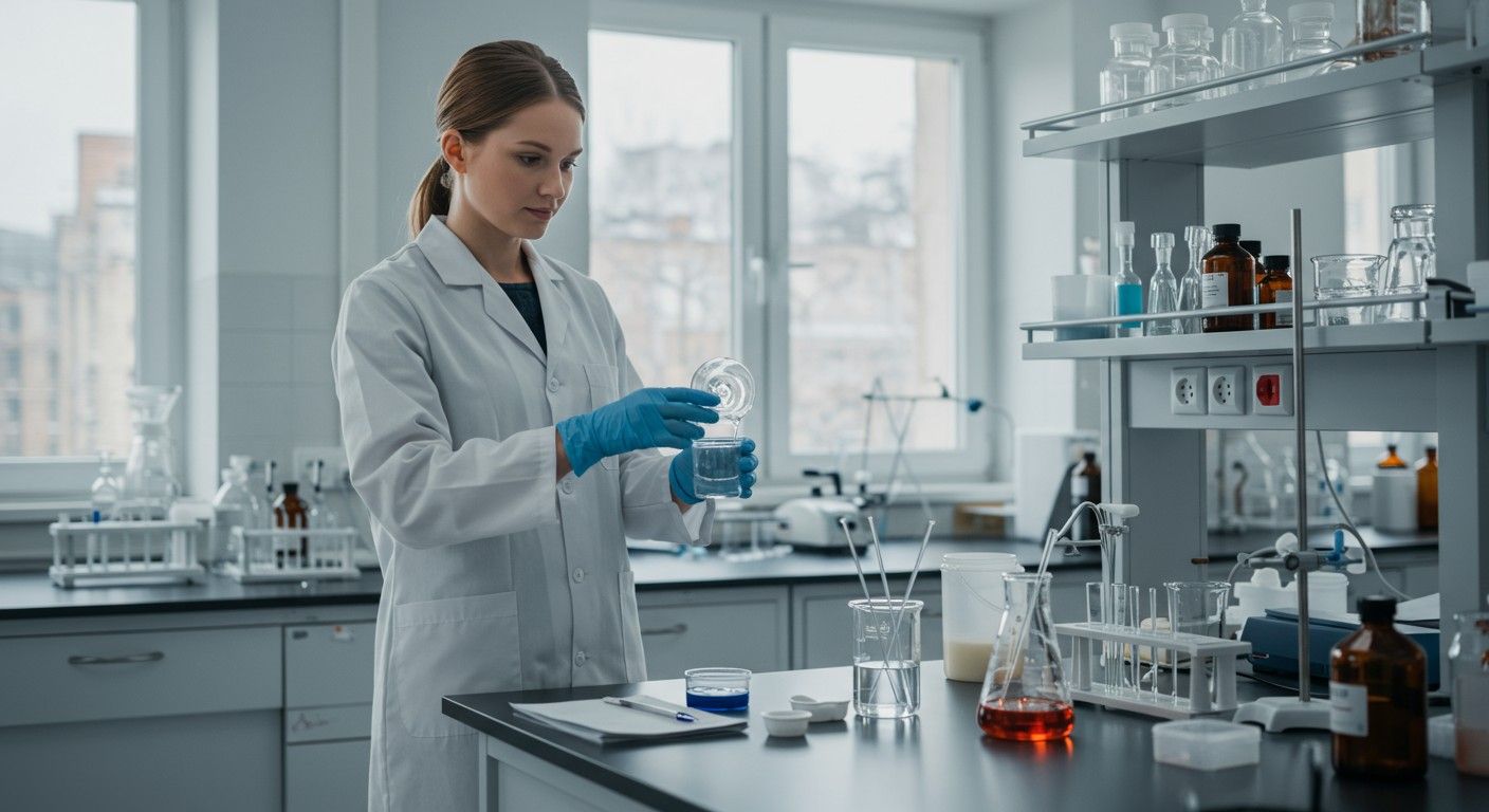 A diszpergálás során a részecskék egyenletesen oszlanak el.