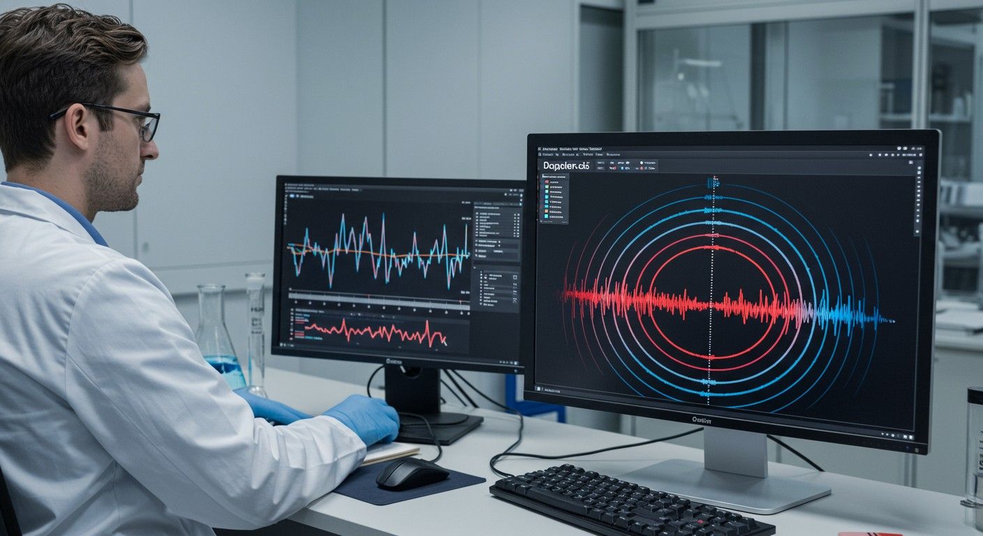 A Doppler-csúszás változó frekvenciájú hullámokat eredményez.