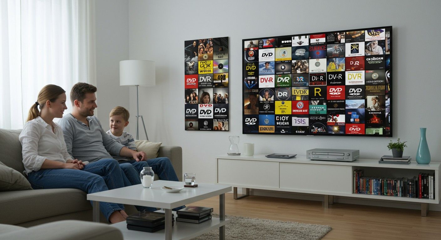 A DVD-k nemcsak videót, hanem interaktív tartalmakat is kínálnak.