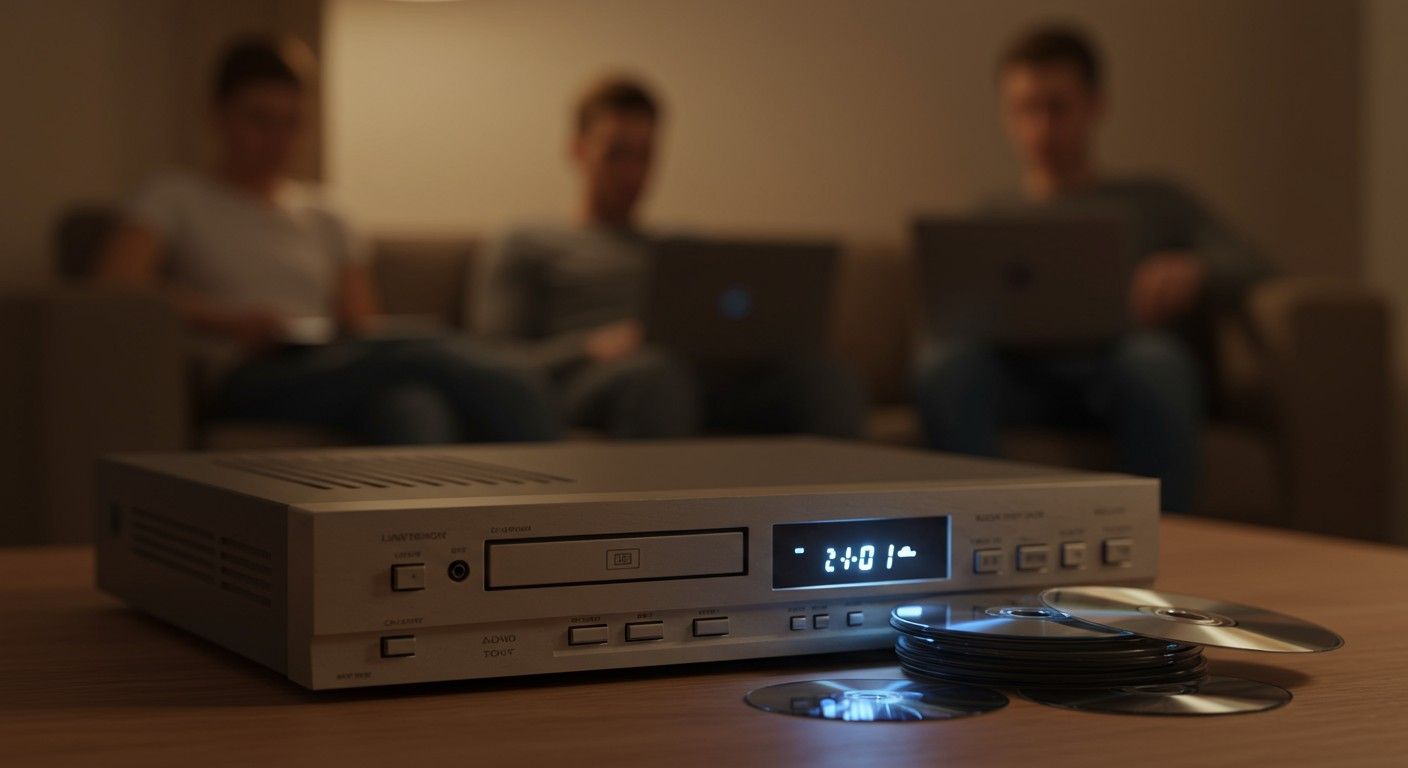 A DVD visszaszorulása a digitális streaming térnyerésével zajlik.