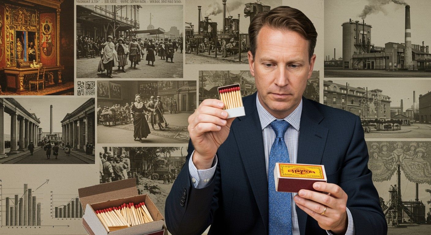 A gyufa forradalmasította a világítást és kereskedelmet.