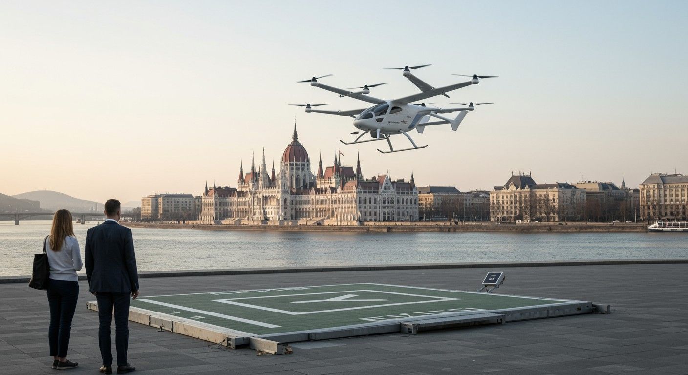 Az e-VTOL járművek forradalmasíthatják a magyar városi közlekedést.